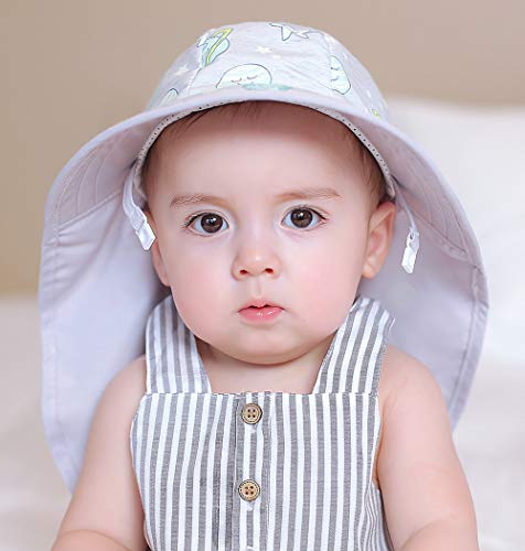 Baby Girls Wide Brim Sun Protection Hat UPF 50+,Foldable Baby Girl Boy Kids Sun Hat2