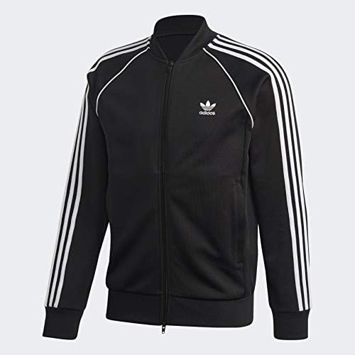 adidas Originals Men's Superstar Track Jacket, Black, S - Image 8