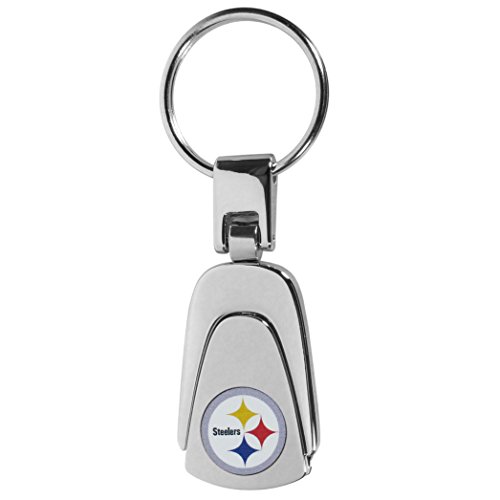 Siskiyou Sports NFL Pittsburgh Steelers Unisex Sportssteel Teardop Key Chain,