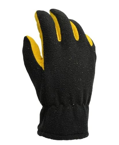 True Grip Winter Fleece Deerskin Palm Large 40 G Thinsulate Cold Weather Work Gloves Large #TOP2
