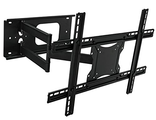 Mount-It! Full Motion Articulating TV Wall Mount Bracket for 32-70” Plasma, LED, LCD Flat Screens up to 100 Pounds and 600x400 VESA, Tilt, Swivel, Extend, Compress