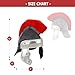 June Garden Kids Roman Centurion Helmet – Soft Plush Pretend Play Armor with Red Crest – Historical Dress-Up Costume Accessory for Boys & Girls Ages 3+
