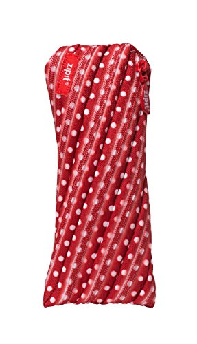 ZIPIT Cosmo Jumbo Pencil Case, Pink Zebra