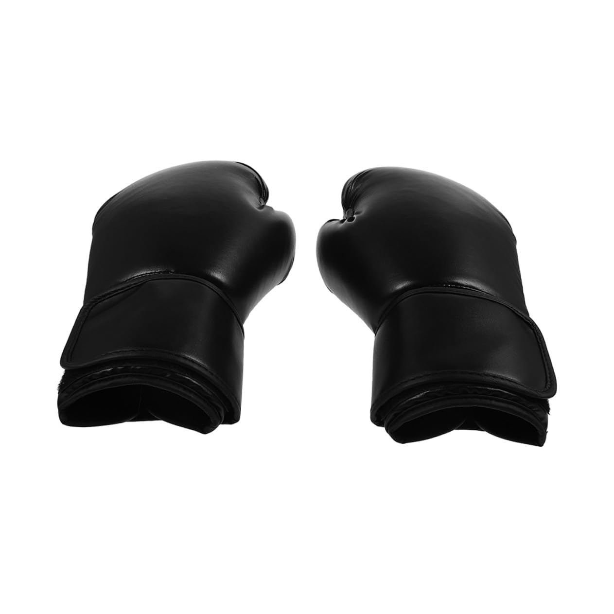Guantoni da Boxe Training in Pu Nero 1 Paio per Kickboxing | Taekwondo e Muay Thai, Vestibilità Confortevole, Antiusura, Posizione Naturale della Mano