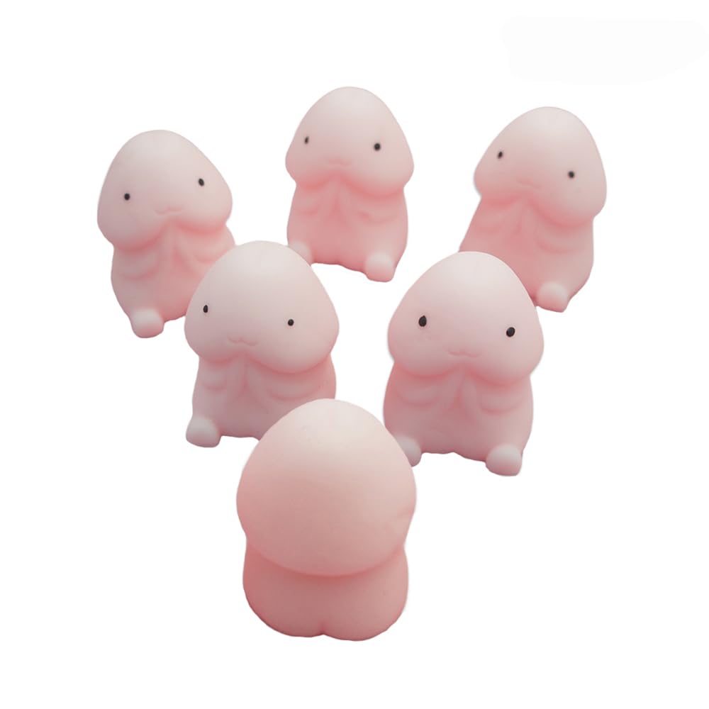 6pcs Cute Mini Penis Adult Sex Novelties Realistic Dildo Sex Toys for Couples Lifelike Penis Doll Sex Stress