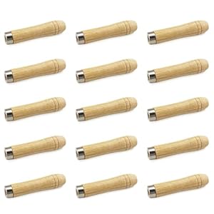 GOIEHIR 15 Stück Feilenheft Holzfeilengriff