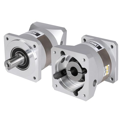 Image of Ratio 10:1 Planetary Gearbox for Nema 34 Stepper Motor 90-110mm | Planetary Reducer for 86 step motor Backlash 10 arcmin Input Shaft 41.5mm φ19mm 4 Screw 2 Plug 1 Key CNC 3D Printer Lathe