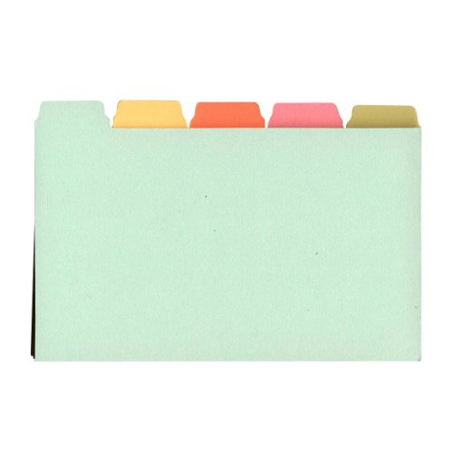 Life Index de taille 3 x 5 pour fiches d'index J116 rigide et durable