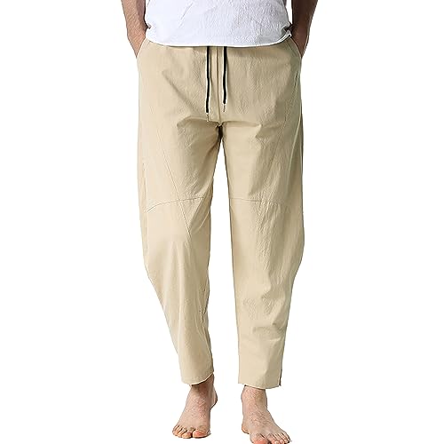 Pantalon décontracté en coton pour homme de qualité supérieure