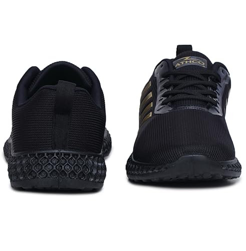 Image of ATHCO mens Kandy Running Shoes for Man Comfortable Men's Sports Shoes with Memory Foam Cushioned Insole Sports Shoes for Men Running Walking Lightweight Gym Shoe for Men Comfortable Stylish & Casual Walking Shoe for Man Anti Slip Gym Footwear