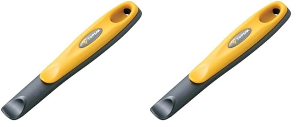 TOPEAK Reifenheberset Shuttle Lever 1.2, Yellow/Black, 15x1.65x2.6 cm (Packung mit 2)