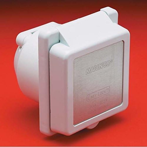 AMRM-301EL-B Marinco 30 Amp Standard Shore Power Inlet 30 Amp 125V