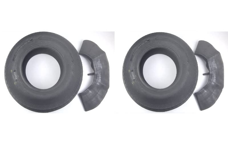 2x Anhängerreifen 4.00-8 incl. Schlauch zum Beispiel DDR Anhänger HP400