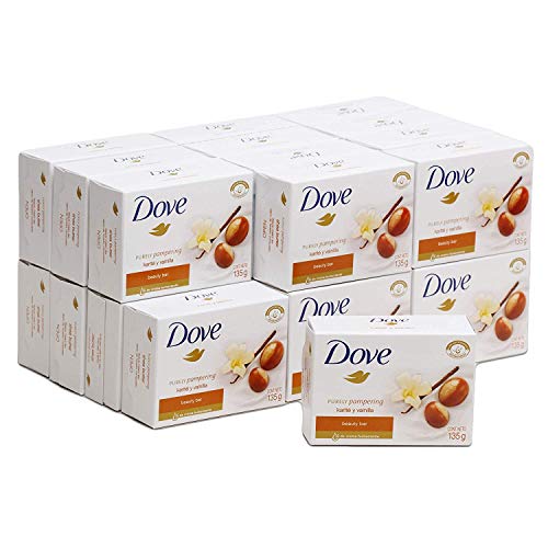 Dove Purely Pampering Beauty Bar Soap, Shea Butter - 135g / 4.76oz x 24 Pack