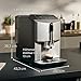 Siemens Kaffeevollautomat EQ300, farbiges LCD-Display, Milchaufschäumdüse für Cappuccino, Latte Crema, 5 Kaffee- und Milchgetränke auf Knopfdruck, entnehmbare Brüheinheit, Silber, TF303E07