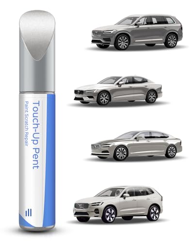 PARTS4EV 719 Luminous Sand Metallic Touch Up Paint Compatible with Volvo Exact Match Chips and Nicks Touch Up