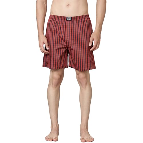 Image of Levi's 024 Boxer Shorts for Men | 100% Poplin Cotton | Checked Men's Boxers | Durable & Breathable | Smooth Hand-Feel | Inner Elastic Waistband | Functional Fly | Relaxed Leg Opening | Pack of 1