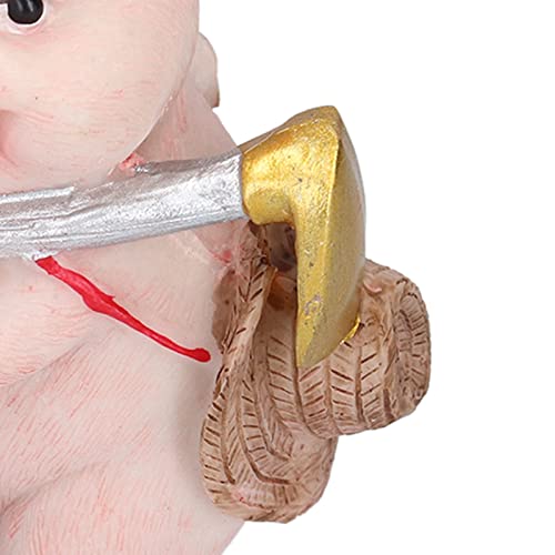 Estátua de jardim bebê porco, estátuas de animais duráveis