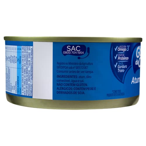Atum Sólido Em Óleo Gomes Da Costa 170g