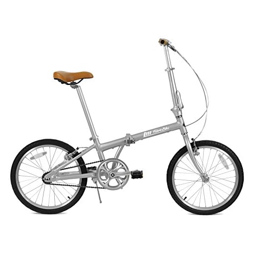 FabricBike Folding Bicicleta Plegable Cuadro Aluminio Ruedas 20" 5 Colores (Space Grey)