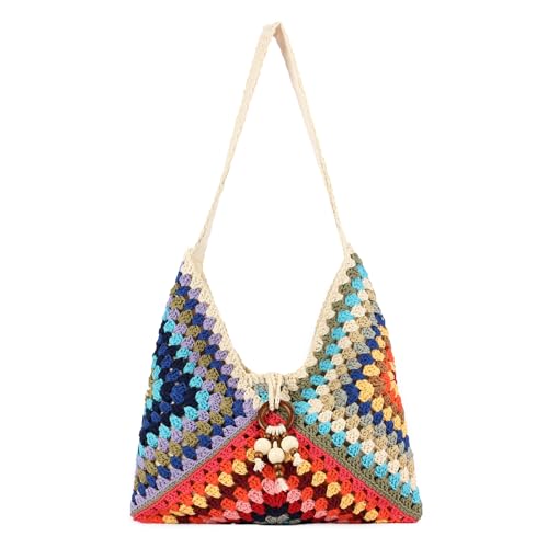 Bolso Hobo de Crochet para Mujer Verano Playa miniatura 1