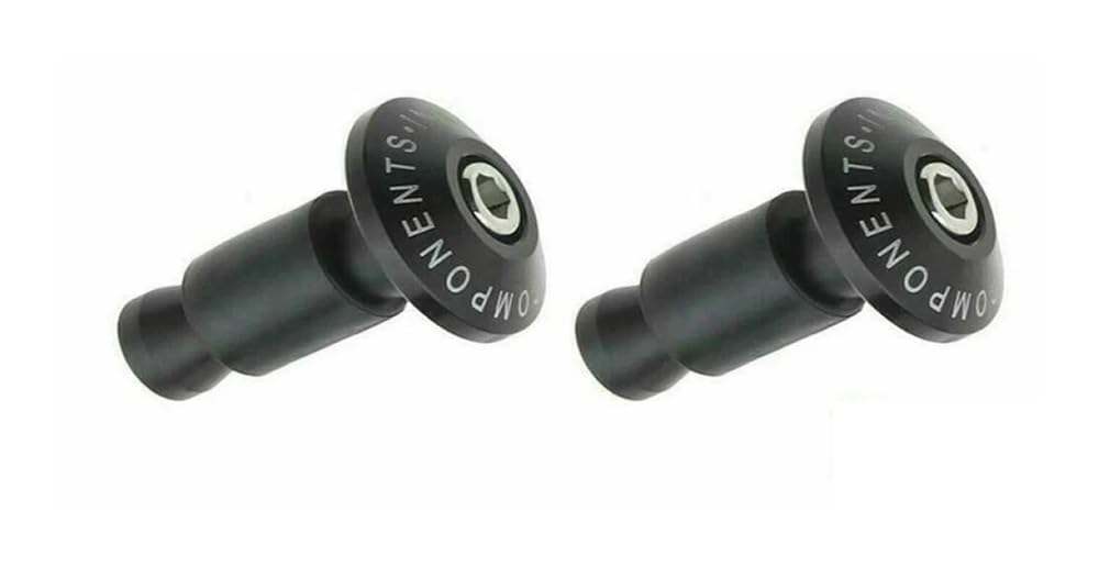 Tapones para Manillar De Motocicleta para 2 Unidades Universales Contrapesos Accesorios De Protección para Manillar De Motocicleta.