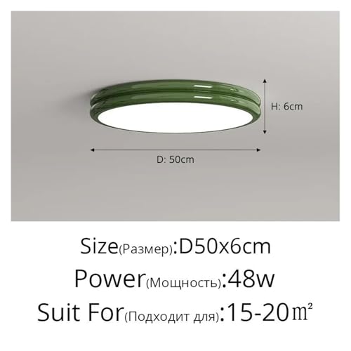 Lustre moderne vert pour en finir avec les pièces sombres