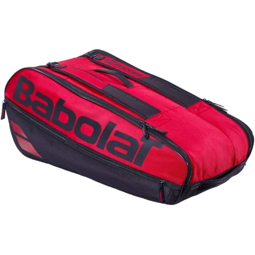 Babolat Court L x9 - Bolsa de tenis (borgoña/negro)