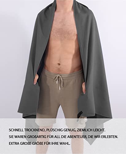 DiaryLook Microfaser Badetuch Groß XX-L XXX-L Microfaser Handtücher Schnelltrocknend,Sport Handtücher Reisehandtuch Gym Outdoor Camping Fitness Handtuch - Image 5