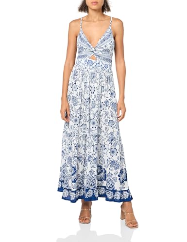 Image of Angie Women's Angie Women's Floral Maxi Dress with Cutout