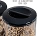 Dispensador doble de cereales ENYAA, con bandeja integrada para nueces, cereales, alimentos...