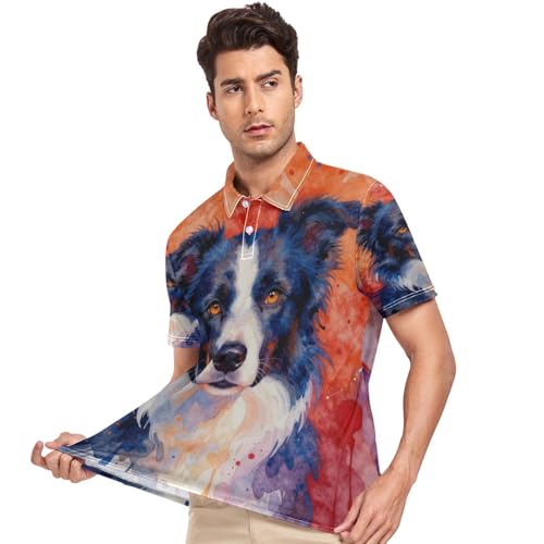 Polo de golf homme évacuation humidité pour entraînement au soleil