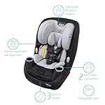 Maxi-Cosi Pria All-in-One Convertible Car Seat, Rear Facing Car Seat for Infants from 4-40 lbs, Forward Facing Car Seat up to 100 lbs in Booster Seat Mode, After Dark - Image 2