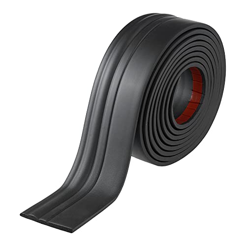 NeatiEase Peel And Stick Baseboards Moulding Trim, 4 Inch X 16.4 Feet Self