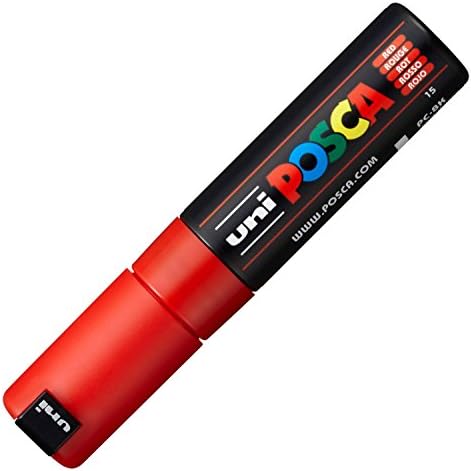 Uni-Ball 148932000 Posca Broad Chisel Tip Marker - Black