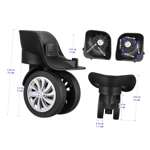 Replacement Wheel for Luggage 4 Pack Luggage Replacement Wheel Swivel Caster for Suitcase2