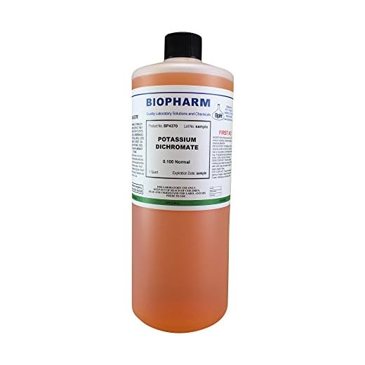 Potassium Dichromate 0.100 Normal Quart (950 mL)