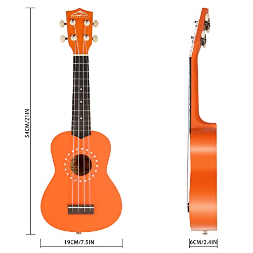 EastRock Ukulélé soprano 21 pouces Kit débutant pour ukulélé pour enfants, adultes, jeu de base pour guitare Hawaii avec… - Les Beatles, Paul McCartney, John Lennon, RIngo Starr, George Harrison EastRock Ukulélé soprano 21 pouces Kit débutant pour ukulélé pour enfants, adultes, jeu de base pour guitare Hawaii avec… – Image 5
