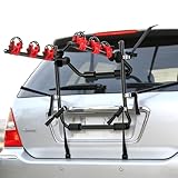 Bike Rack for Car 3-Bike Rack Hitch Foldable Car Bike Rack for SUV Sturdy & Non-Drop Bicycle Car Racks Scratch-Resistant Bike Hitch Rack Do Not Obscure License Plates Bike Carrier Hitch Mount