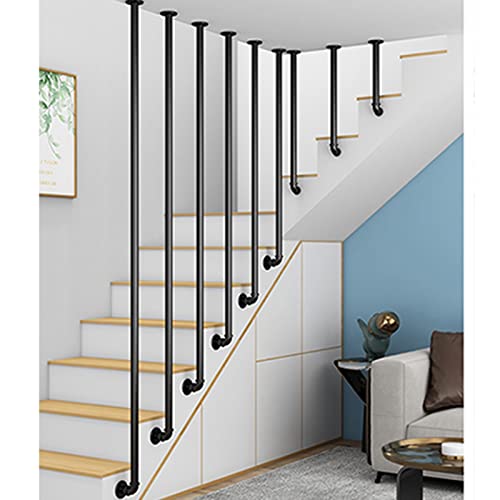 Barandilla Escalera Barra en Forma L Decorativa Moderna para Interiores y Exteriores,Barandilla...