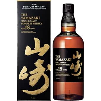 Suntory Yamazaki 18 Years Single Malt Whiskey, 23.7 fl oz (700 ml)