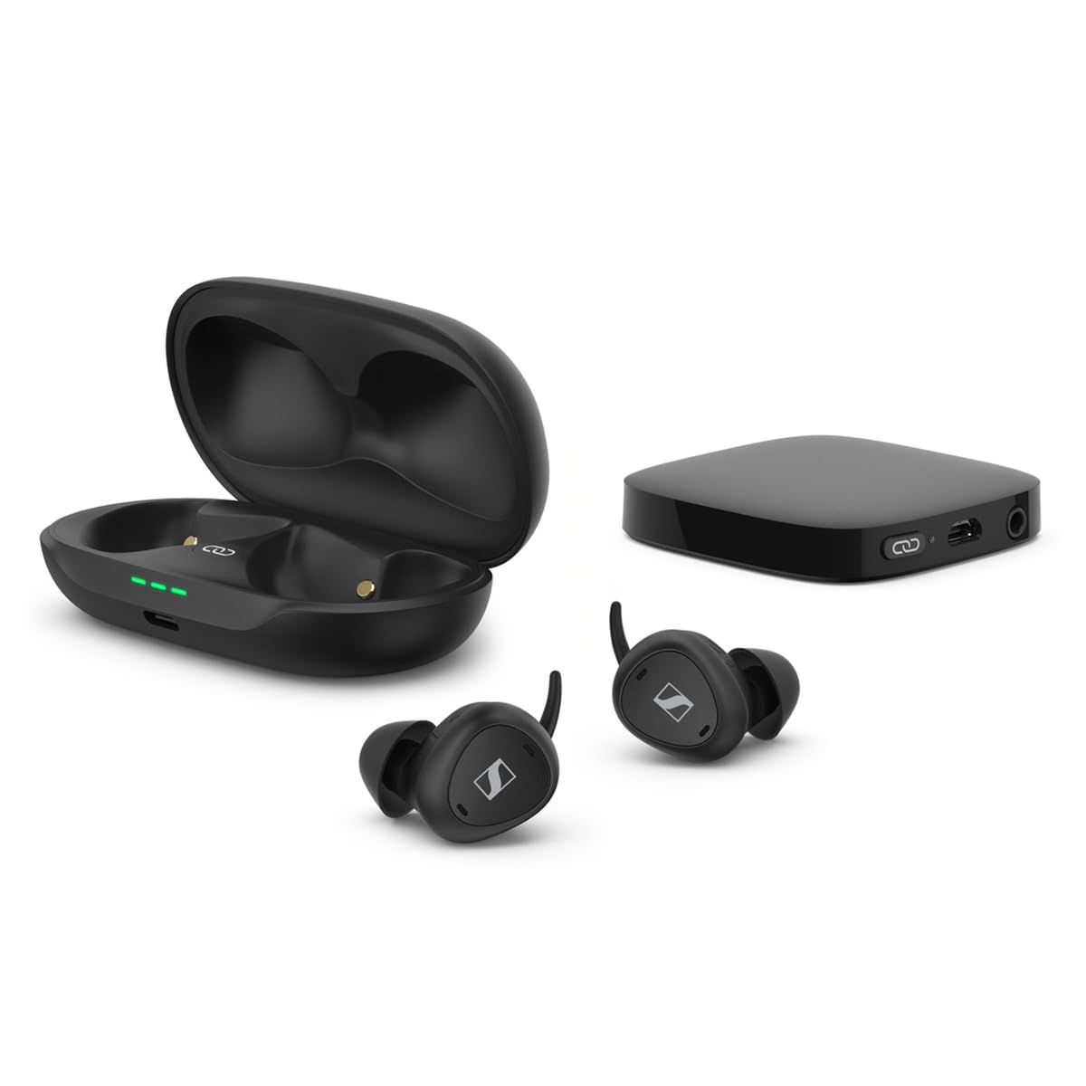 Sennheiser CX 80S In-ear Headphones with In-line One-Button Smart Remote – Black