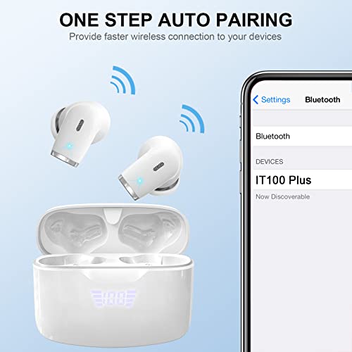 Auriculares-inalambricos-Auriculares-Bluetooth-52-HiFi-Estereo-con-HD-Mic-Auriculares-in-Ear-IP7-Reproduccion-de-40H-Mini-Cascos-Inalambricos-con-LED-Pantalla-para-Deporte-Trabajos-Blanco