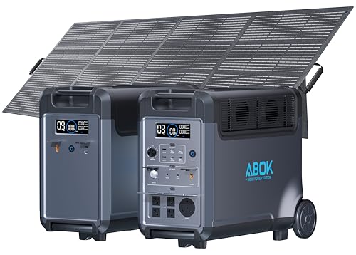 Portable 3840Wh LiFePO4 Power Station with Extra Battery