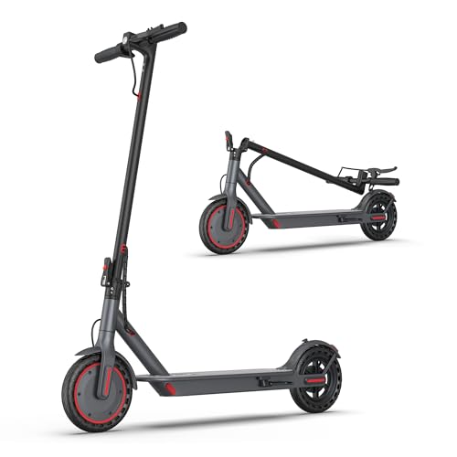 Riceel R50 Monopattino Elettrico Adulto con Freccia Direzionale, 30km di Autonomia, Velocità Fino a 25 km/h, 8.5' Pneumatici Solidi, Carico massimo 120 kg, Doppia frenata