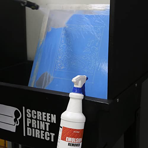 Ecotex® Screen Printing Emulsion Remover (Pint - 16Oz.) - Photo Emulsion Cleaner On Screen Printing Screens - Silk Screen Photopolymer Emulsion Stencil Remover - Easy To Use Screen Printing Supplies #TOP1