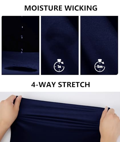 Image of ZITY Mens Golf Shirt Short Sleeve Athletic Casual Work Collared Polo Tshirt