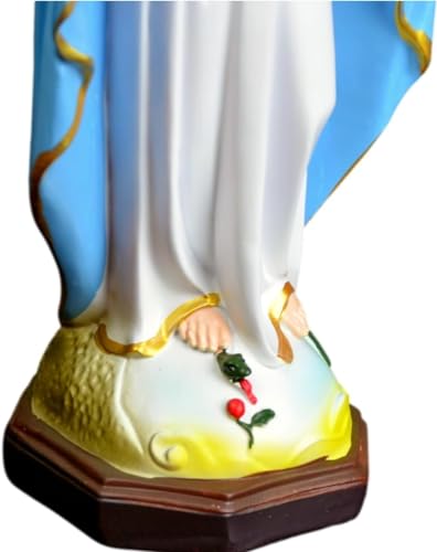 Estatua Virgen María Nuestra Señora de Gracia 12" Resina miniatura 4