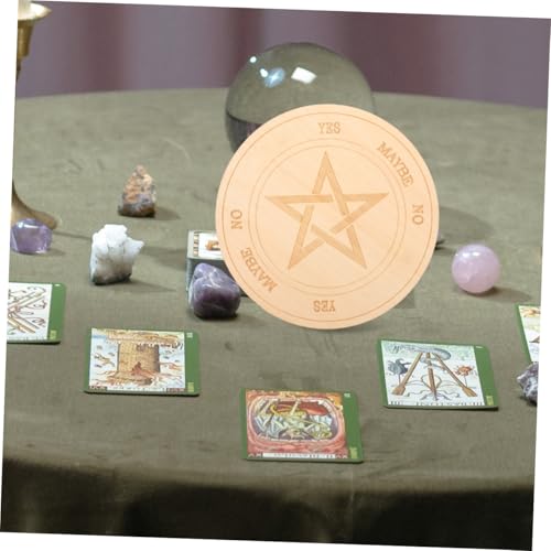 Tableau de message métaphysique pentagramme blanc pour médium - 6