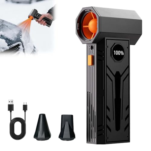 Suptruck Frostblazer 2026 - Sbrinatore termico da neve portatile da 5000 W, con tecnologia a turbina efficiente, portatile, per sbrinamento parabrezza auto, rimozione neve (nero)